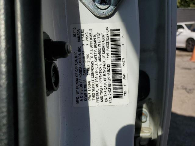 2HGFB2F52FH546033 Honda Civic Lx