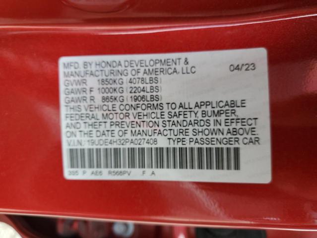 19UDE4H32PA027408 Acura Integra A-spec