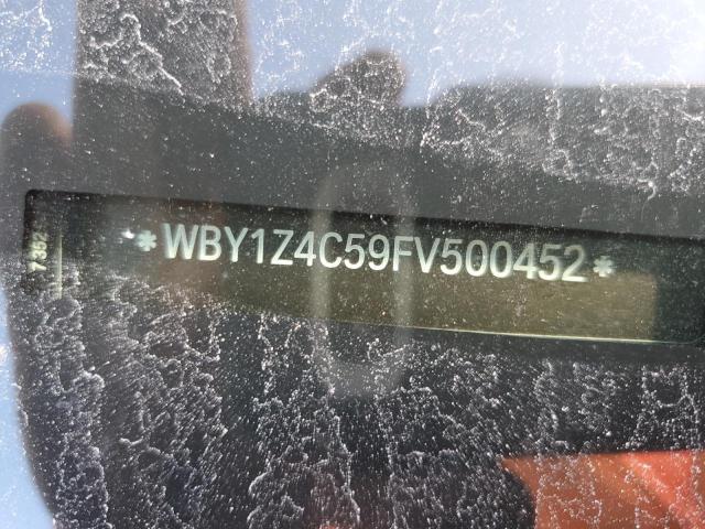 WBY1Z4C59FV500452 BMW I3 REX