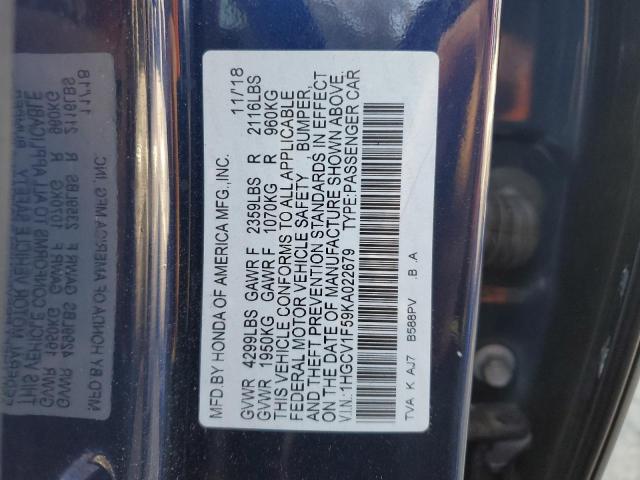 1HGCV1F59KA022679 Honda ACCORD EXL