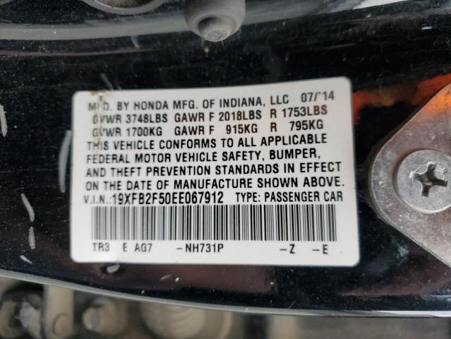 19XFB2F50EE067912 Honda Civic Lx