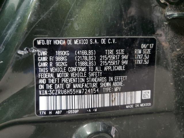 3CZRU6H55HM724154 Honda HR-V EX