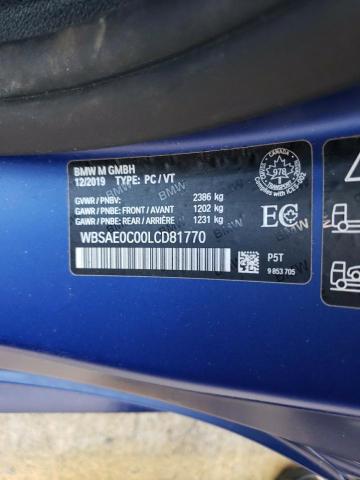 WBSAE0C00LCD81770 BMW M8