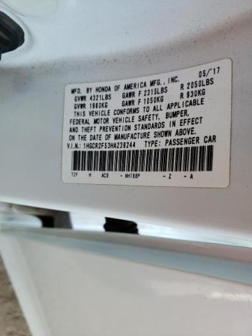 1HGCR2F53HA239244 Honda Accord Sport
