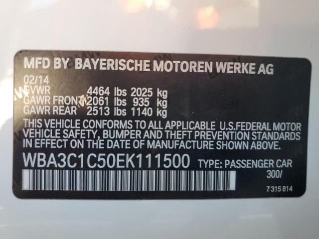 WBA3C1C50EK111500 BMW 328 I Sulev