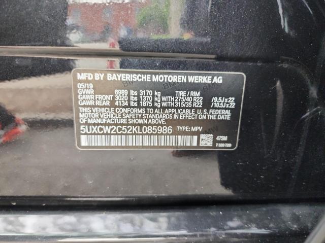 5UXCW2C52KL085986 BMW X7 Xdrive40i