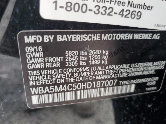 WBA5M4C50HD187007 BMW 535 XIGT