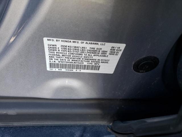 5FNYF6H50LB015429 Honda PILOT EXL