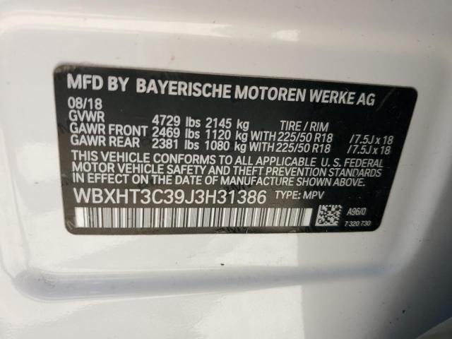 WBXHT3C39J3H31386 BMW X1 Xdrive28i