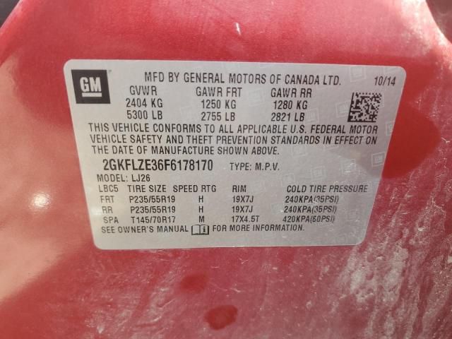 2GKFLZE36F6178170 GMC Terrain Denali