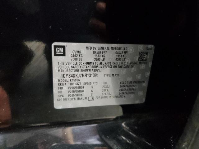 1GYS4GKJ7HR131391 Cadillac ESCALADE ESV