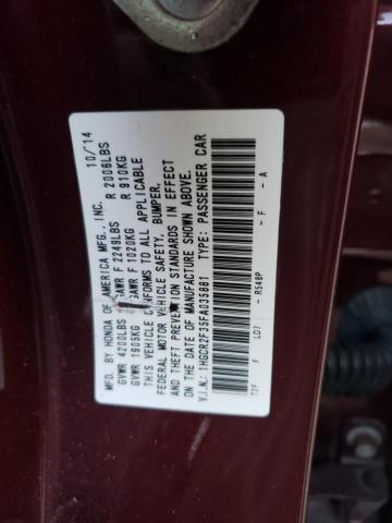1HGCR2F35FA035881 Honda ACCORD LX