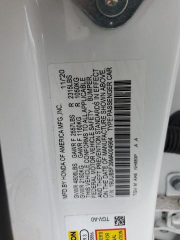 19UUB5F39MA004964 Acura TLX