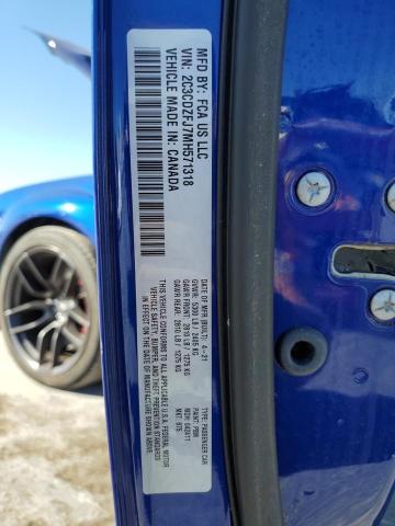 2C3CDZFJ7MH571318 Dodge Challenger R/t Scat Pack