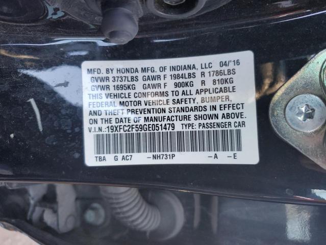 19XFC2F59GE051479 Honda Civic Lx