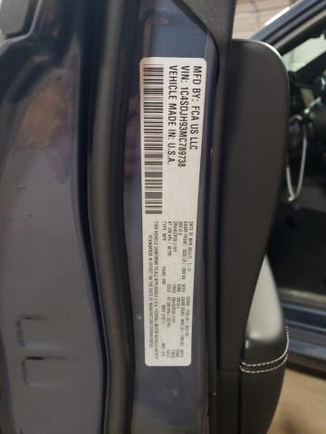 1C4SDJH93MC789738 Dodge Durango Srt Hellcat