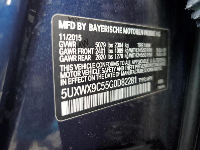 5UXWX9C55G0D82281 BMW X3 Xdrive28i