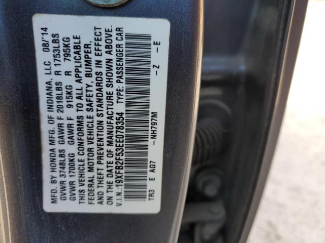19XFB2F53EE078354 Honda Civic Lx