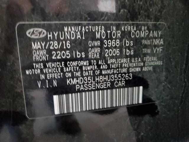 KMHD35LH8HU355263 Hyundai ELANTRA GT
