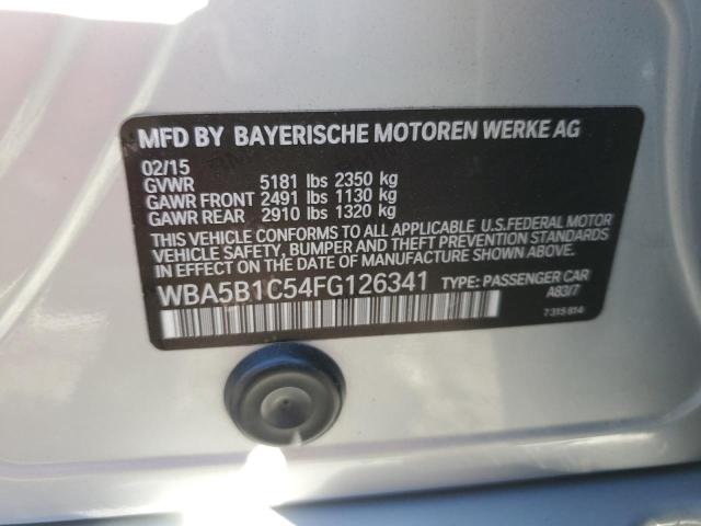 WBA5B1C54FG126341 BMW 535 I