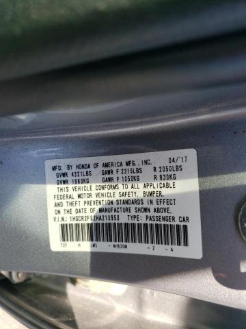 1HGCR2F52HA210950 Honda Accord Sport