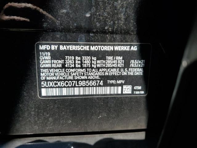 5UXCX6C07L9B56674 BMW X7 M50i
