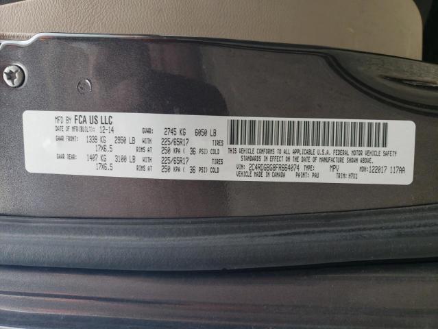 2C4RDGBG8FR664074 Dodge Grand Caravan Se