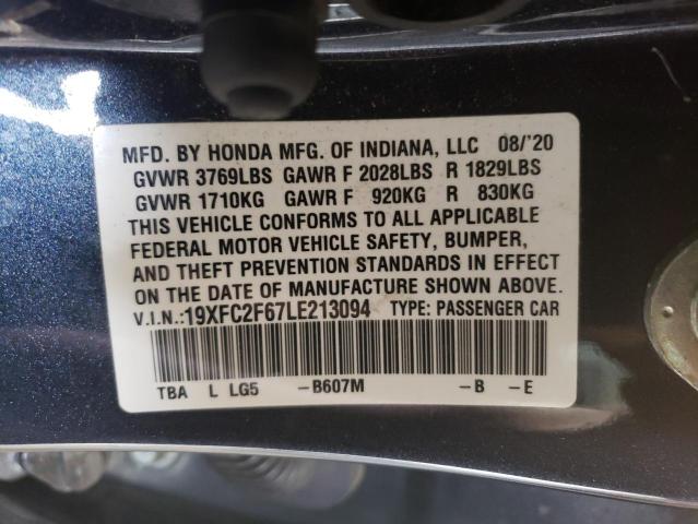 19XFC2F67LE213094 Honda Civic Lx