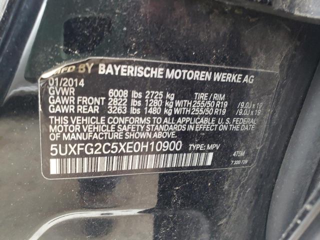 5UXFG2C5XE0H10900 BMW X6 Xdrive35i
