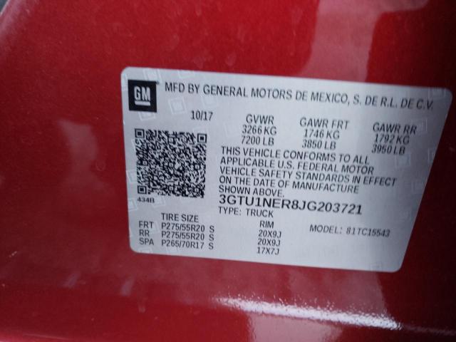 3GTU1NER8JG203721 GMC Sierra C1500 Slt