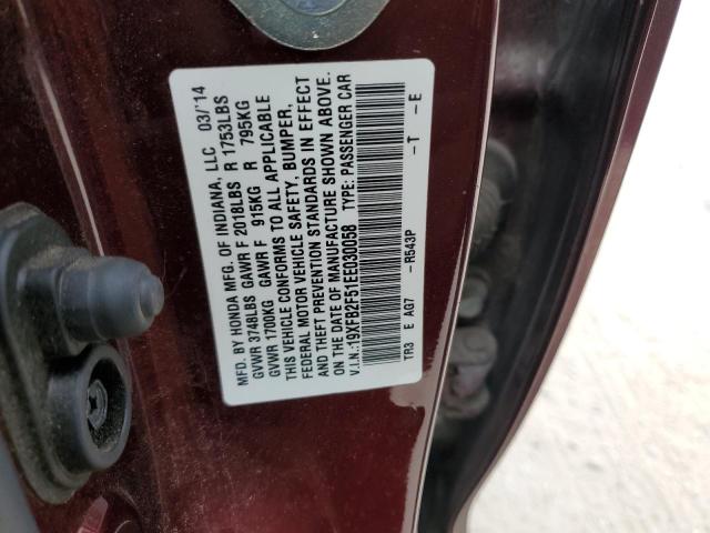 19XFB2F51EE030058 Honda Civic Lx