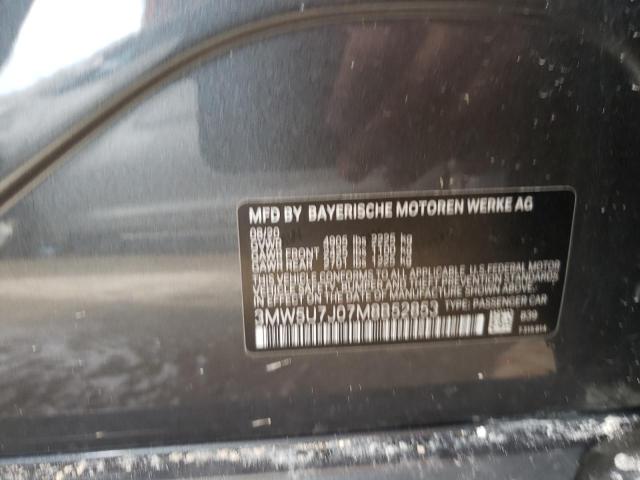 3MW5U7J07M8B52853 BMW M340I