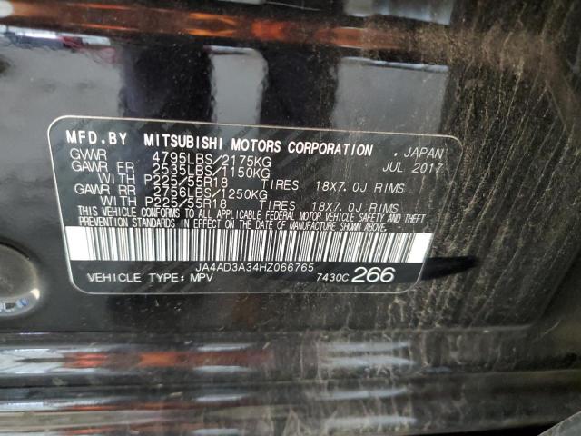 JA4AD3A34HZ066765 Mitsubishi Outlander Se