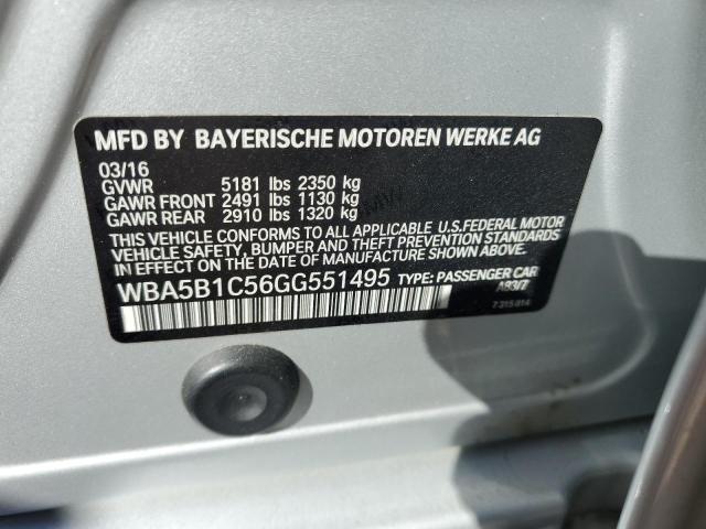 WBA5B1C56GG551495 BMW 535 I