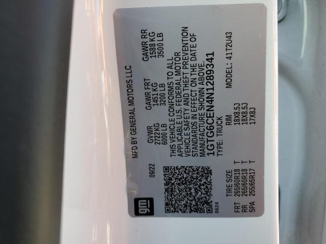 1GTG6CEN4N1289341 GMC Canyon Elevation