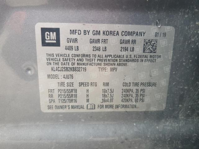 KL4CJ2SB2KB832719 Buick Encore Sport Touring