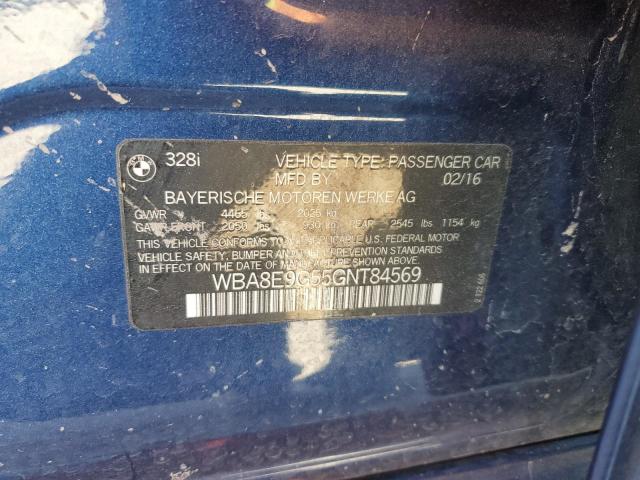 WBA8E9G55GNT84569 BMW 328 I Sulev