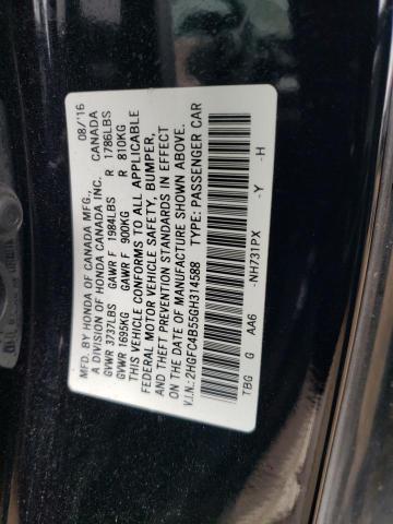 2HGFC4B55GH314588 Honda Civic Lx