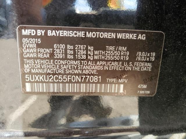 5UXKU2C55F0N77081 BMW X6 Xdrive35i