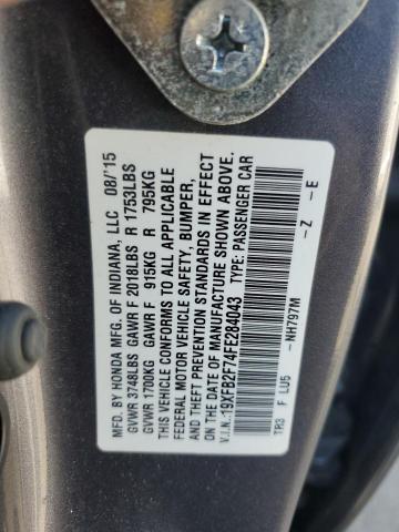 19XFB2F74FE284043 Honda CIVIC SE