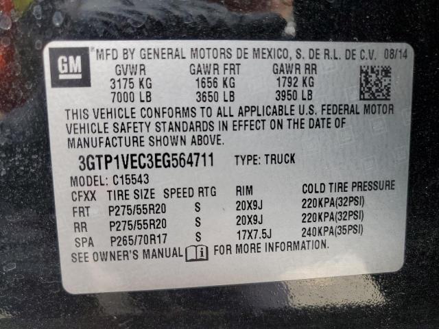 3GTP1VEC3EG564711 GMC Sierra C1500 Slt