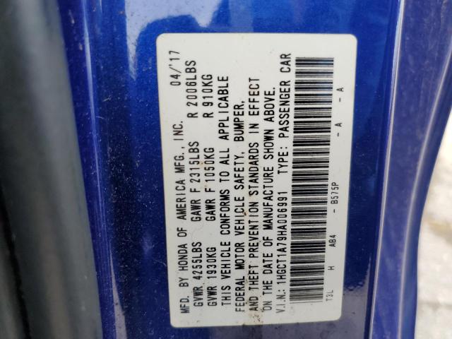 1HGCT1A79HA006991 Honda ACCORD EX