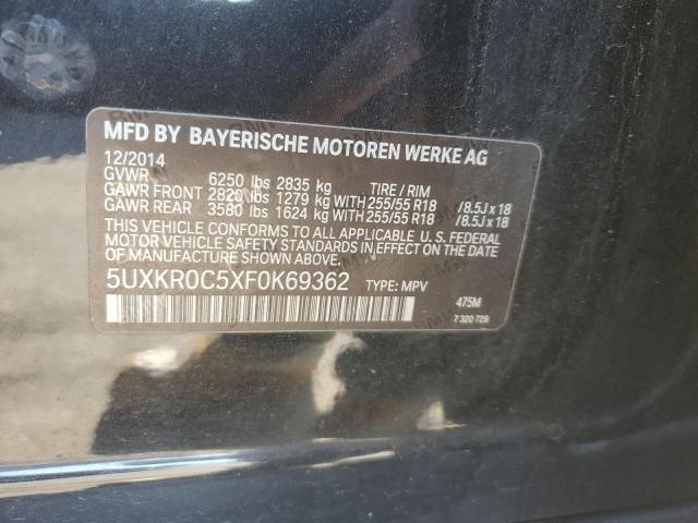 5UXKR0C5XF0K69362 BMW X5 Xdrive35i