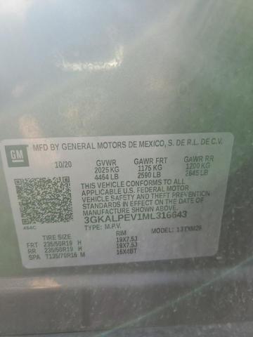 3GKALPEV1ML316643 GMC Terrain Slt