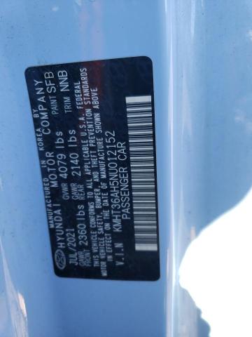 KMHT36AH5NU012152 Hyundai VELOSTER N