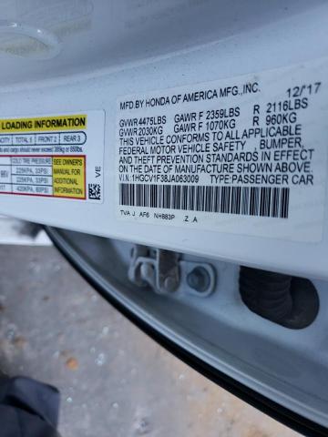 1HGCV1F38JA063009 Honda Accord Sport