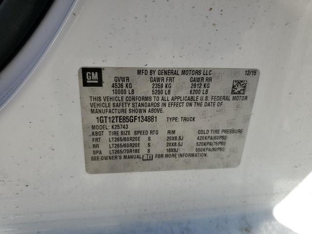 1GT12TE85GF134881 GMC Sierra K2500 Slt
