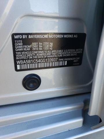 WBA5B1C54GG133937 BMW 535 I