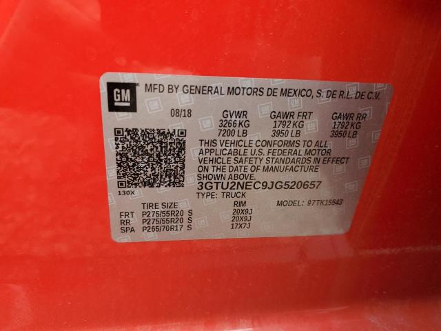 3GTU2NEC9JG520657 GMC Sierra K1500 Slt