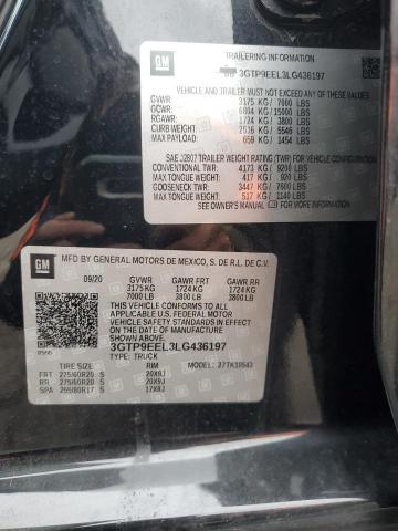 3GTP9EEL3LG436197 GMC Sierra K1500 At4